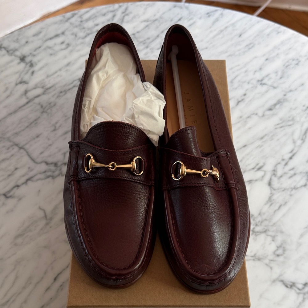 Jamie Haller Bit Loafers - Burgundy